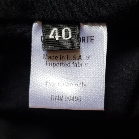 Daniela Corte Knit Leopard Black White Dress - Picture 4 of 4